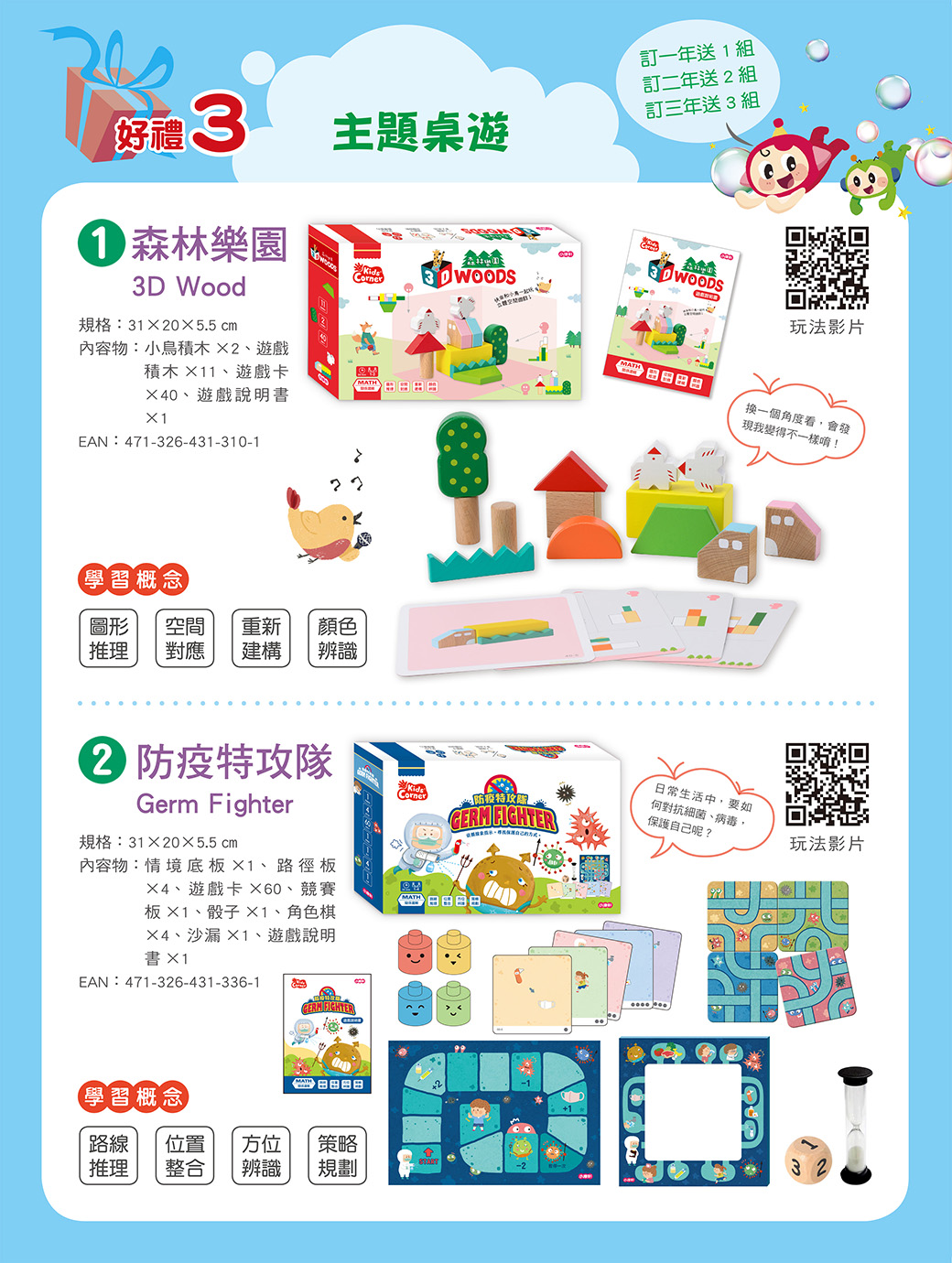 現在訂閱《康軒學習雜誌》享好禮三重送～期數回饋、優質套書、主題桌遊！